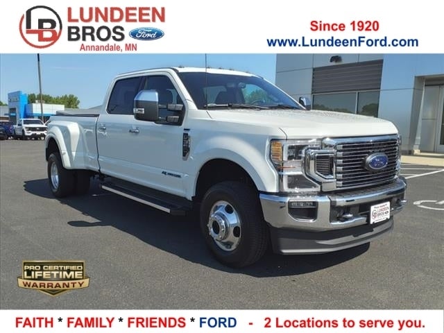 Used 2022 Ford F-350 Super Duty Lariat with VIN 1FT8W3DT1NEE87257 for sale in Cokato, Minnesota